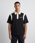 The Night Cap zip polo — front