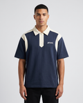 The Deep End zip polo — front